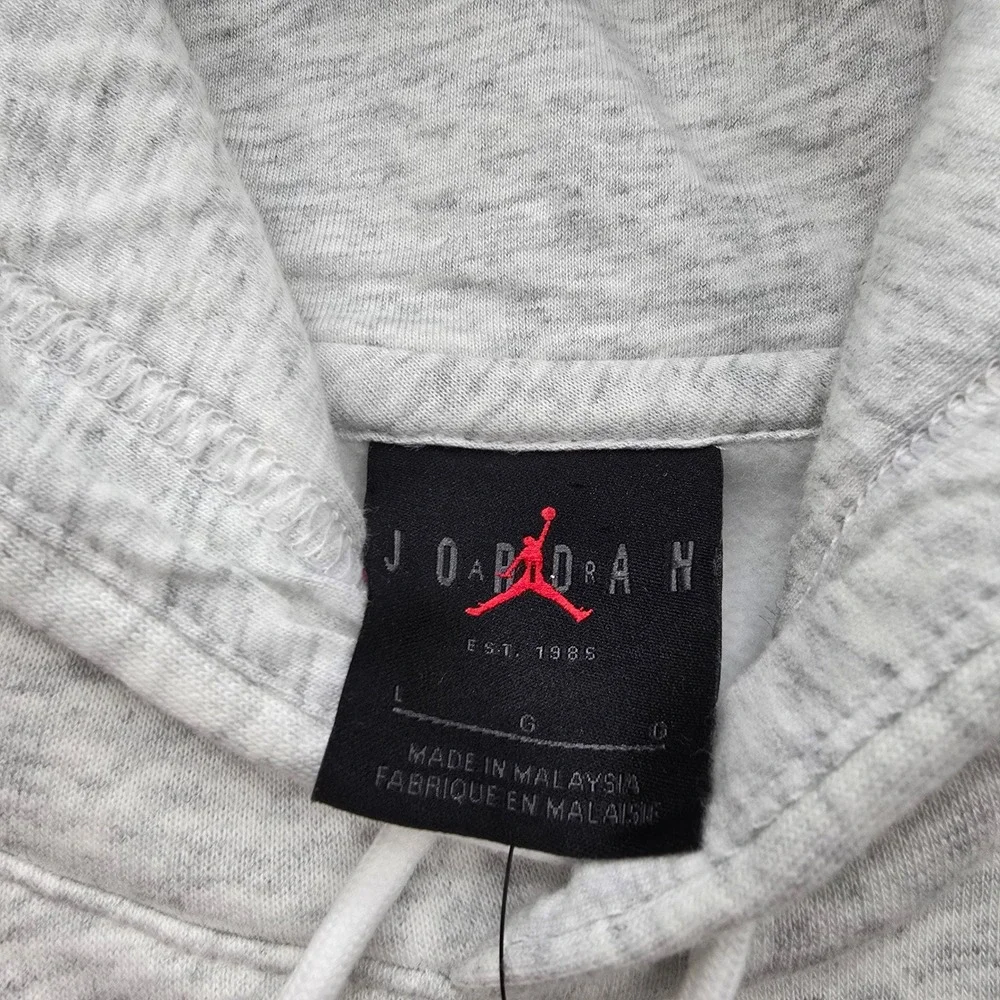 Oklahoma Sooners Nike Jordan Hoodie Sweatshirt Mens Large Gray Boomer Sooner NWT
